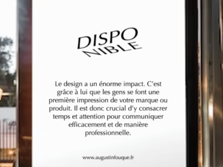 animation, affichage arrêt de bus, after effet