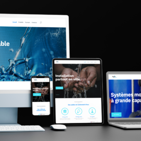 website mockup, Yquos, webdesign